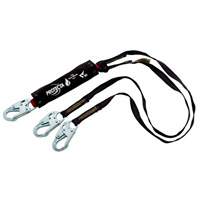 PRO Shock-Absorbing Lanyard, 4', Snap Hook Center, Snap Hook Leg Ends, Kevlar&reg; Sidevic Inc.