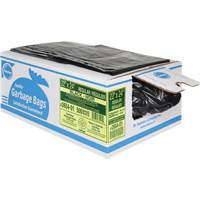 2600 Series Industrial Garbage Bags, Regular, 24" W x 22" L, Black Sidevic Inc.