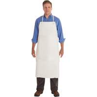 Tablier en PVC AlphaTec 56-101, PVC/Vinyle, Blanc, 33" la x 44" lo Sidevic Inc.