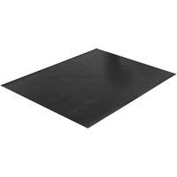 Tapis &agrave; nervures larges, Couloir, 4' x 75' x 1/8", Noir Sidevic Inc.