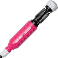 Original Pink 15-in-1 Multi-Bit Screwdriver, 8-37/50" L, Textured Handle Sidevic Inc.