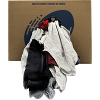 Western Wiper Rags Box, Fleece, Mix Colours, 20 lbs. Sidevic Inc.