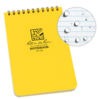 Pocket Top-Spiral Notebook, Soft Cover, Yellow, 100 Pages, 4" W x 6" L Sidevic Inc.