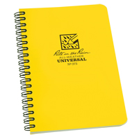 Side-Spiral Notebook, Soft Cover, Yellow, 64 Pages, 4-5/8" W x 7" L Sidevic Inc.