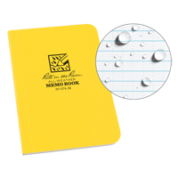 Memo Book, Soft Cover, Yellow, 112 Pages, 3-1/2" W x 5" L Sidevic Inc.