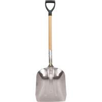 Scoop Shovel, Wood, Aluminum Blade, D-Grip Handle, 24-1/2" Length Sidevic Inc.