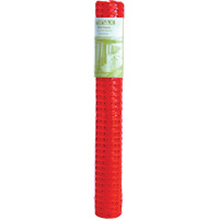 Plastic Snow Fence, 50' L x 4' W, Orange Sidevic Inc.