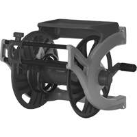 Deluxe Wall-Mount Hose Reel, 225', Aluminum/Poly-Plastic Sidevic Inc.