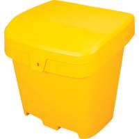 Bacs d'entreposage pour sel & sable, Avec Moraillon, 21" x 27" x 26", 4,24 pi³, Jaune Sidevic Inc.