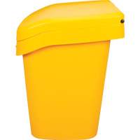 Bacs d'entreposage pour sel & sable, Avec Moraillon, 21" x 27" x 26", 4,24 pi³, Jaune Sidevic Inc.