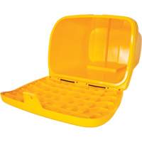 Bacs d'entreposage pour sel & sable, Avec Moraillon, 21" x 27" x 26", 4,24 pi³, Jaune Sidevic Inc.