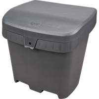 Bacs d'entreposage pour sel & sable, Avec Moraillon, 21" x 27" x 26", 4,24 pi³, Gris Sidevic Inc.