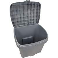 Bacs d'entreposage pour sel & sable, Avec Moraillon, 21" x 27" x 26", 4,24 pi³, Gris Sidevic Inc.