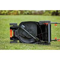 Lawn Mower with Comfort Grip Handle, Push Walk-Behind, Electric, 15" Cutting Width Sidevic Inc.