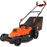 Lawn Mower with Comfort Grip Handle, Push Walk-Behind, Electric, 17" Cutting Width Sidevic Inc.