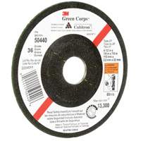 Green Corps Flexible Grinding Wheel, 4-1/2" x 1/8", 7/8" Arbor, Ceramic, Type 27 Sidevic Inc.