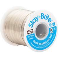 M&eacute;taux d'apport Stay-Brite, Sans plomb, 96 % d'&eacute;tain, 4 % d'argent, &acirc;me Plein, dia. 0,125" Sidevic Inc.