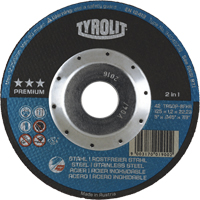 Meule &agrave; tronçonner 2-en-1 de premi&egrave;re qualit&eacute; Thincut, 4-1/2" x 0,045", Arbre de 7/8", Type 27, Oxyde d'aluminium, 13 300 Tr/min Sidevic Inc.