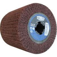 Pro-Line Surface Conditioning Drum, 4" Dia. x 4" W, 3/4" Arbor, Fine Grit, Aluminum Oxide Sidevic Inc.