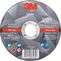 Meule &agrave; tronçonner Silver, 4-1/2" x 0,045", Arbre de 7/8", Type 1, C&eacute;ramique, 13 300 Tr/min Sidevic Inc.