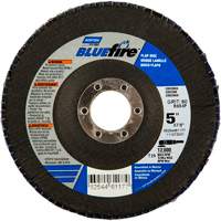 Disque &agrave; lamelles BlueFire, 5" x 7/8", Type 29, Grain 36, Alumine de zirconium Sidevic Inc.
