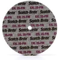 Meule unitaris&eacute;e EXL Scotch-Brite, 6" x 1/4", Arbre de 1/4", Grain de Fin, Carbure de silicium Sidevic Inc.
