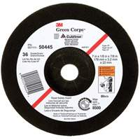 Green Corps Depressed Centre Wheel, 7" x 1/8", 7/8" Arbor, Ceramic, Type 27 Sidevic Inc.