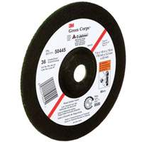 Green Corps Depressed Centre Wheel, 7" x 1/8", 7/8" Arbor, Ceramic, Type 27 Sidevic Inc.