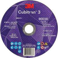 Meule &agrave; tronçonner Cubitron 3, 6" x 0,045", Type T27, C&eacute;ramique, 10 200 Tr/min Sidevic Inc.