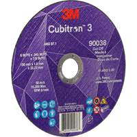 Meule &agrave; tronçonner Cubitron 3, 6" x 0,045", Type T27, C&eacute;ramique, 10 200 Tr/min Sidevic Inc.