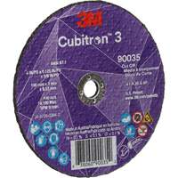 Cubitron 3 Cut-Off Wheel, 4" x 1/8", 3/8" Arbor, Type T1, Ceramic, 21000 RPM Sidevic Inc.