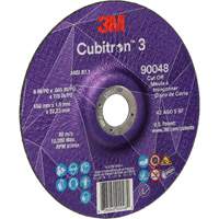 Meule &agrave; tronçonner Cubitron 3, 6" x 0,045", Arbre de 7/8", Type T27, C&eacute;ramique, 10 200 Tr/min Sidevic Inc.
