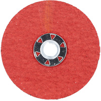 Blaze F980 Speed-Change Fastener Fiber Locking Disc, 4-1/2" Dia., 24 Grit, Ceramic Alumina Sidevic Inc.
