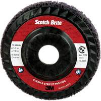 Disque Clean and Strip XT Pro XO-DC Scotch-Brite, 4-1/2" dia., Grain Extra grossier, Carbure de silicium Sidevic Inc.
