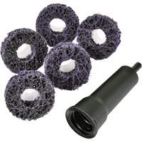 Trousse de disques de nettoyage pour moyeu de frein Pro Brake Hub Roloc Scotch-Brite, Grain Extra grossier, Carbure de silicium Sidevic Inc.