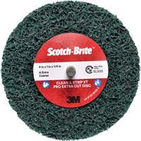 Disque Clean and Strip XT Pro Extra Cut Disc XC-DC Scotch-Brite, 4" dia., Grain Extra grossier, Oxyde d'aluminium Sidevic Inc.