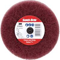 Roue de ponçage &agrave; usage g&eacute;n&eacute;ral Scotch-Brite Roloc Plus, 4" dia. Sidevic Inc.