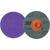 Cubitron 3 Roloc Fibre Disc, 4" Dia., 60+ Grit, Ceramic Sidevic Inc.