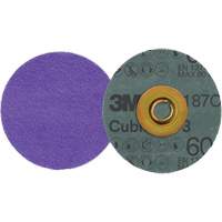 Cubitron 3 Roloc Fibre Disc, 3" Dia., 60+ Grit, Ceramic Sidevic Inc.