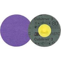 Cubitron 3 Roloc Fibre Disc, 2" Dia., 80+ Grit, Ceramic Sidevic Inc.
