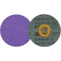 Cubitron 3 Roloc Fibre Disc, 3" Dia., 80+ Grit, Ceramic Sidevic Inc.