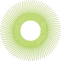 Scotch-Brite Type A Precision Radial Bristle Brush PN-RB without Adapter, Ceramic, 50+ Grit, 6" Dia. Sidevic Inc.