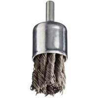 Stem Mounted Knotted Wire Brush, 1" Dia. x 1/4" Arbor Sidevic Inc.