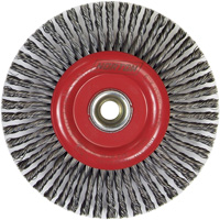 Stringer Bead Knot Wire Brush For Angle Grinders, 6" Dia., 0.02" Fill, 5/8"-11 Arbor, Steel Sidevic Inc.