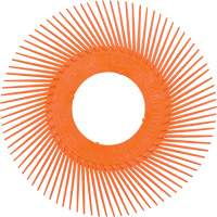 Scotch-Brite Type C Precision Radial Bristle Brush PN-RB without Adapter, Ceramic, 80+ Grit, 7-5/8" Dia. Sidevic Inc.