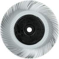 Scotch-Brite Type C Precision Radial Bristle Brush PN-RB with Keyway Core, Ceramic, 120+ Grit, 6" Dia. Sidevic Inc.