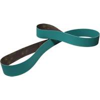 Courroie de ponçage en tissu, 3/4" la x 18" lo, Alumine de zirconium, Grain 40 Sidevic Inc.