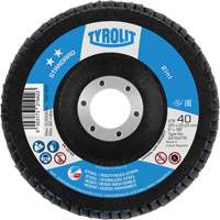 ZA 40 - B425 Standard 2-in-1 Flap Disc, 5" x 7/8", Type 27A, 40 Grit, Zirconia Alumina Sidevic Inc.