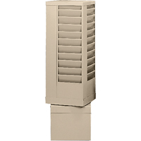 Literature Storage Racks, Rotating, 44 Slots, Steel, 14-1/8" W x 14-1/8" D x 48-1/2" H Sidevic Inc.