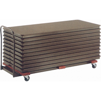 Chariots de table empilables plats, 97,5" la x 31,25" p x 36,25" h Sidevic Inc.